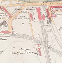 Margate Coastguard station in 1872 | Margate History